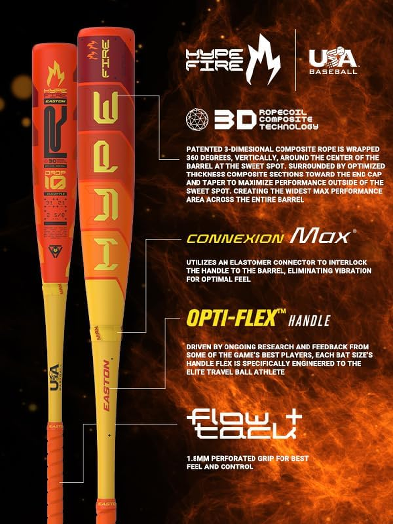 2025 Hype FIRE 2 Piece Composite Baseball Bat