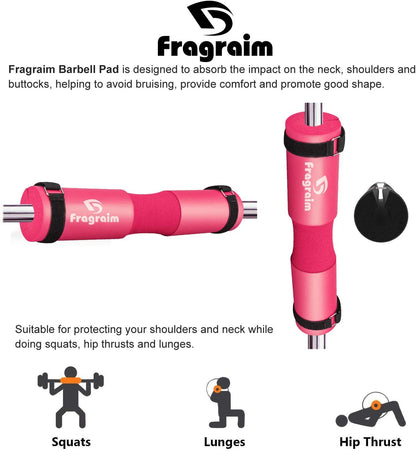 Pink Weightlifting Squat Bar Cushion Neck Pad