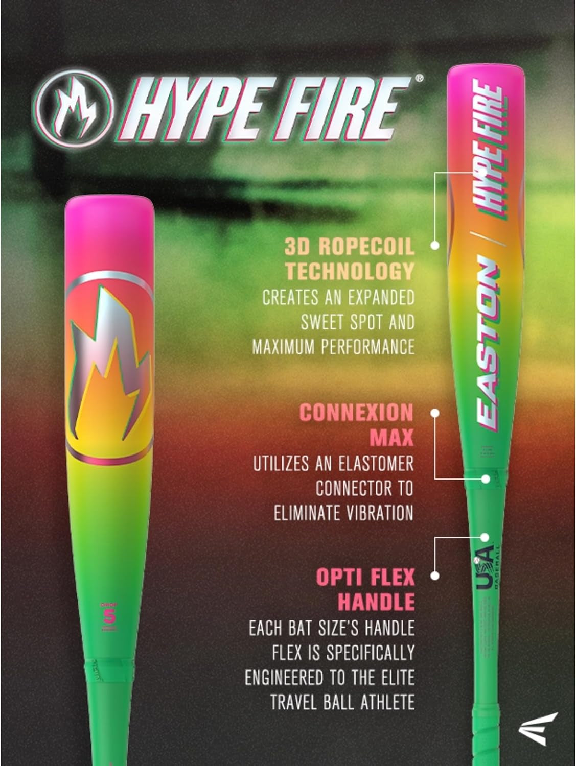 2026 Hype Fire Composite Baseball Bat