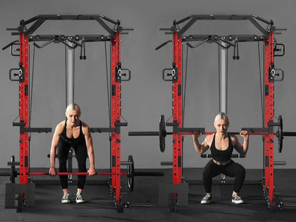 Power Cage Power Rack Workout Cage with Cable Crossover System