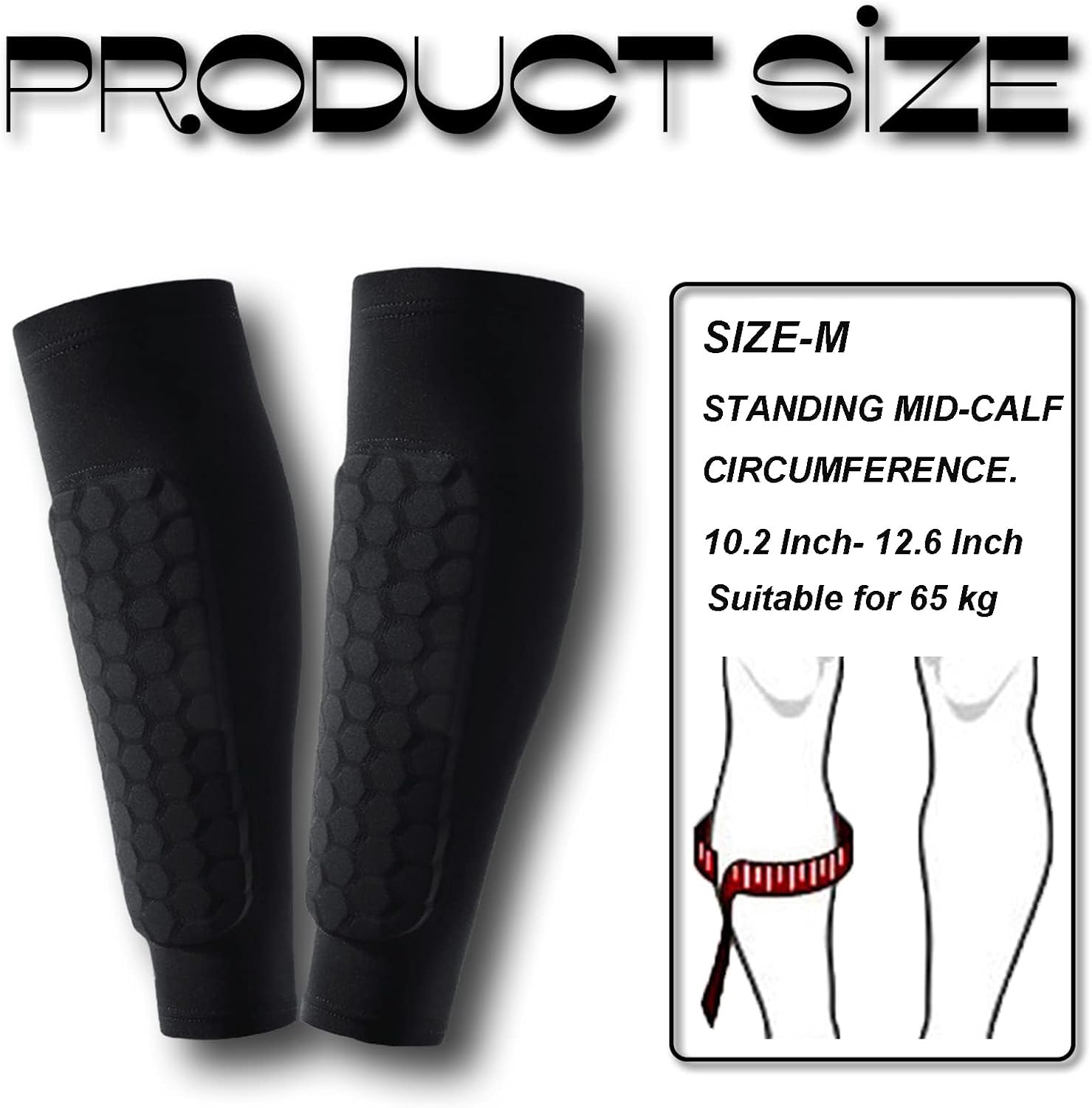 Compression Sleeve Soccer Shin Guards Shin Pads
