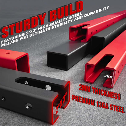 Buffalo Smith Machine Home Gym Power Cage with Lat-Pull down System