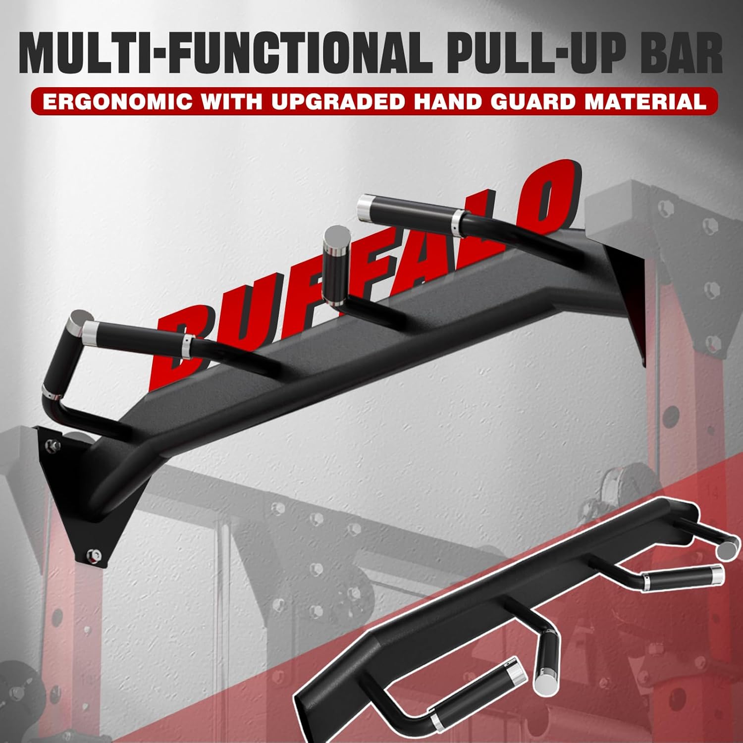 Buffalo Smith Machine Home Gym Power Cage with Lat-Pull down System