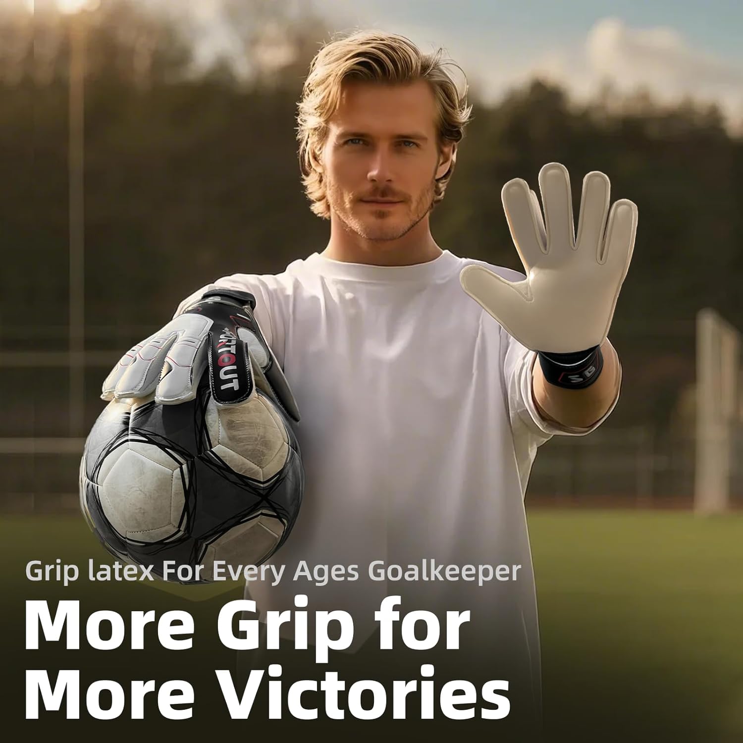 Strong Grip Goalie Goalkeeper Gloves