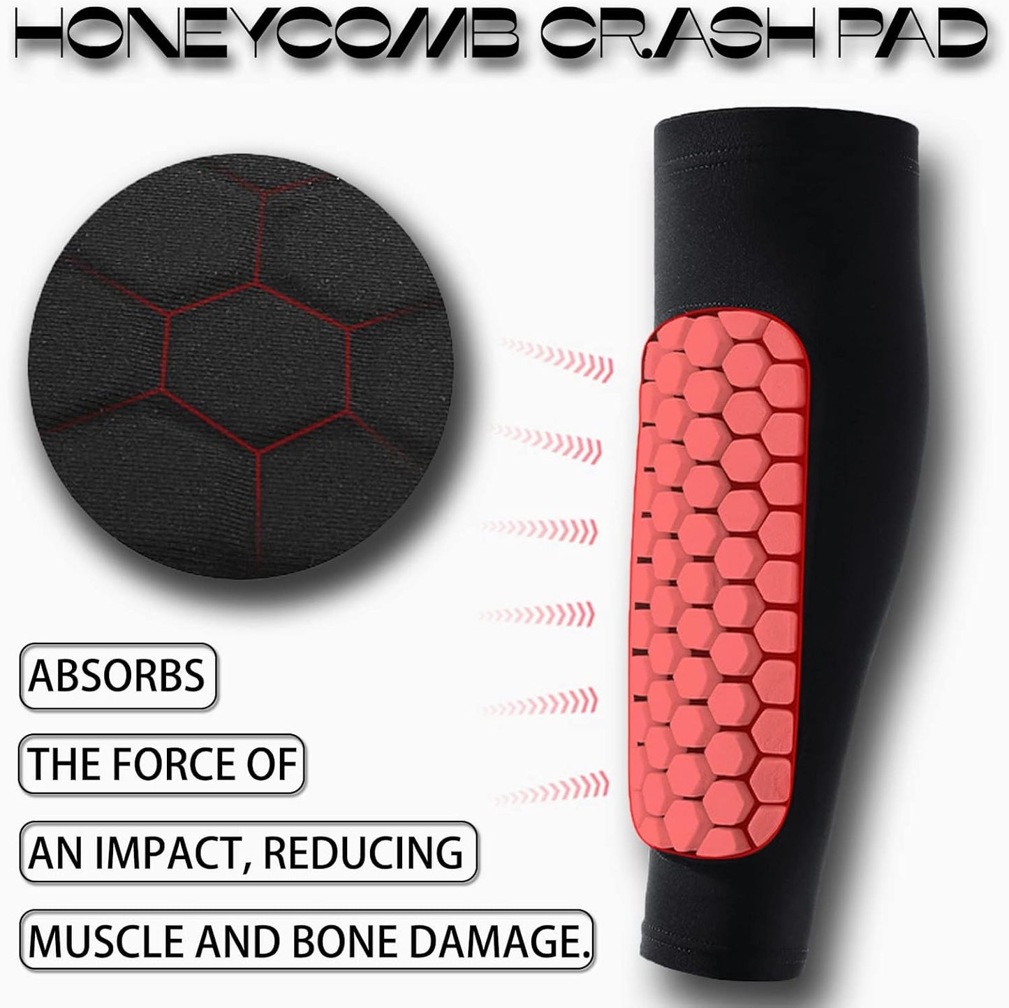 Compression Sleeve Soccer Shin Guards Shin Pads