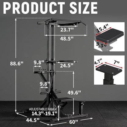 Assisted Pull up Machine 4 in 1 Plate Loaded Gym Equipment