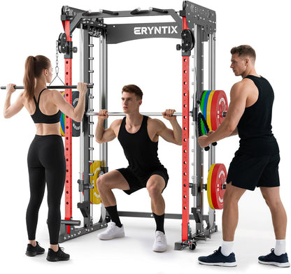 Smith Machine 2600LBS Capacity All-In-One Power Cage Home Gym