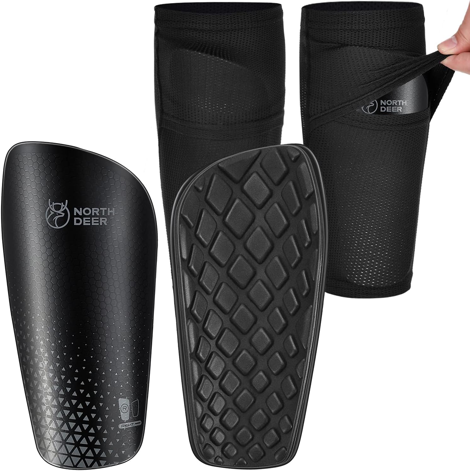 Northdeer Protective Soccer Shin Guards