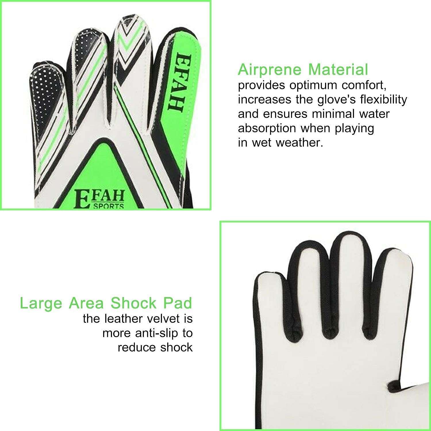 Kids Soccer Goalie Goalkeeper Gloves