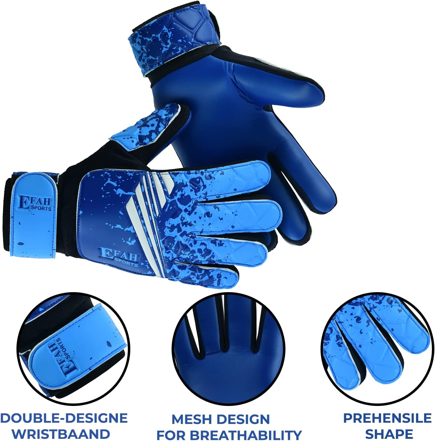 Soccer Goalkeeper Strong Grip Goalie Gloves