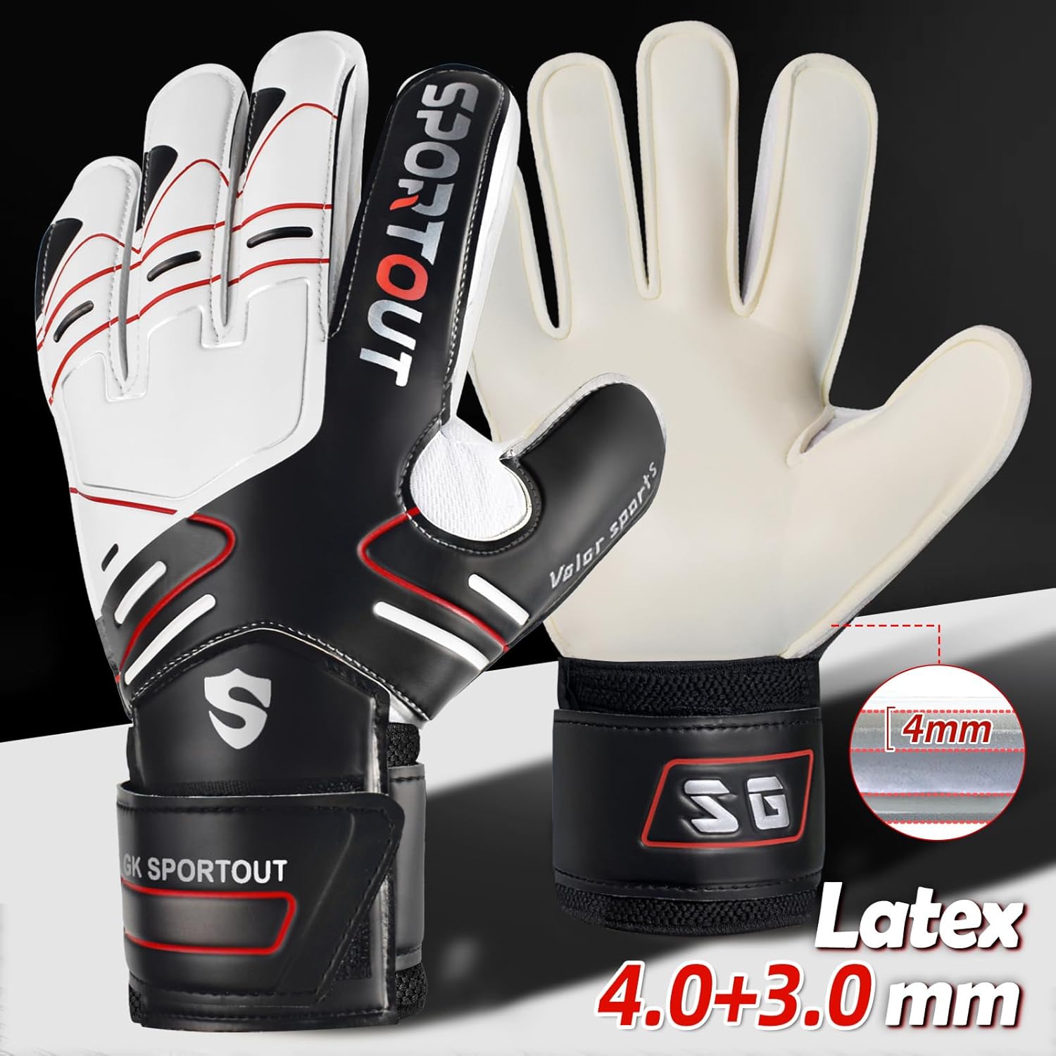 Strong Grip Goalie Goalkeeper Gloves