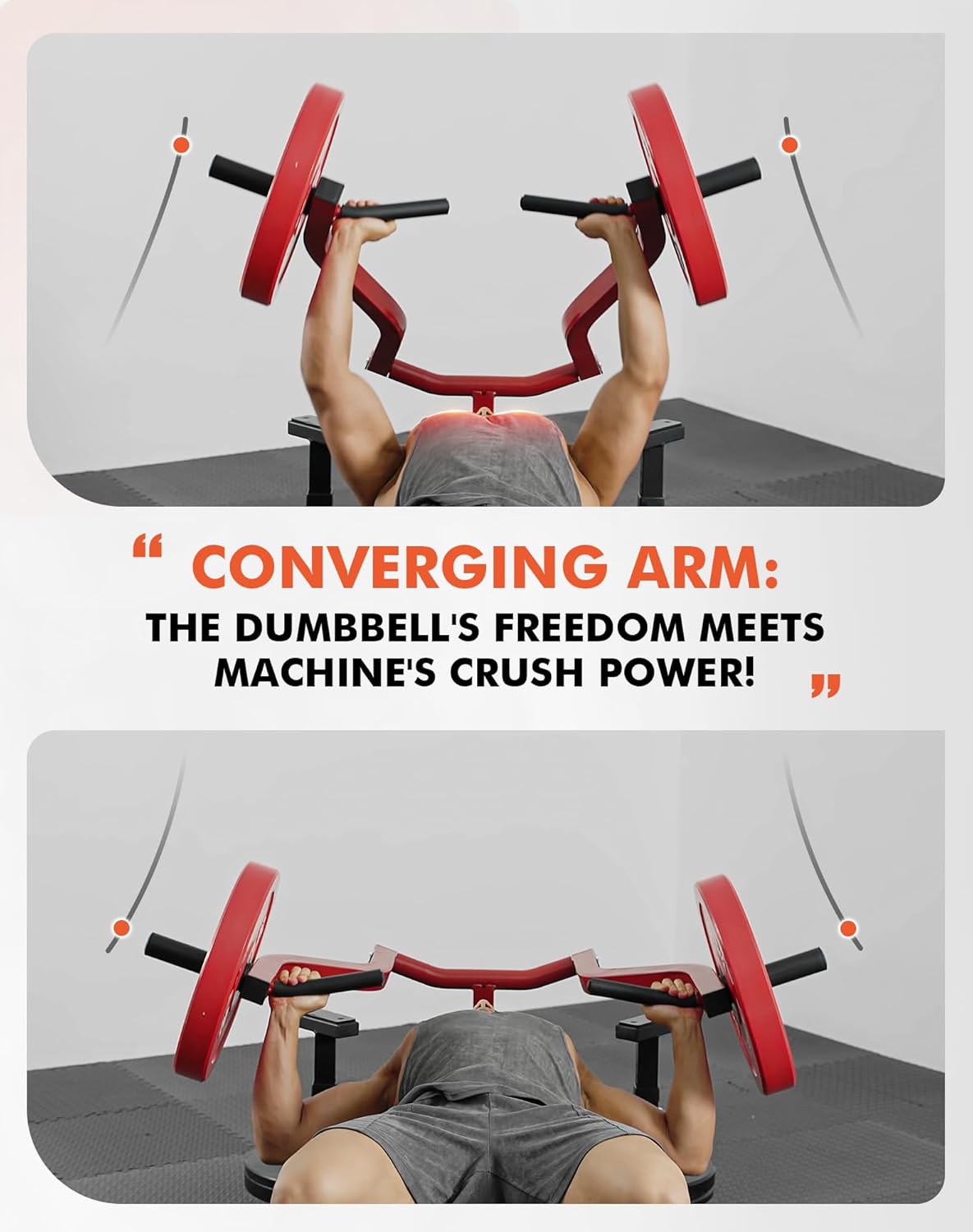 Home Gym 1050LBS Chest Bench Press Machine