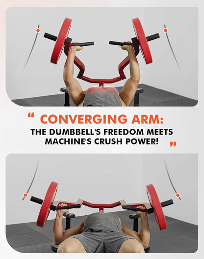 Home Gym 1050LBS Chest Bench Press Machine