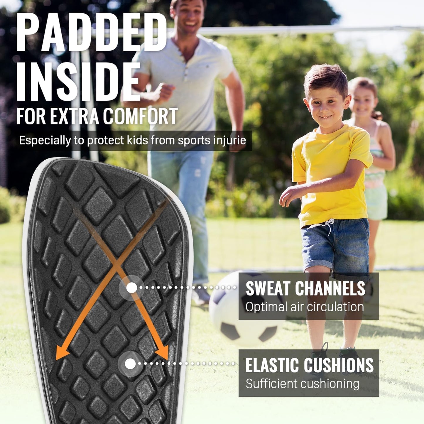 Northdeer Protective Soccer Shin Guards