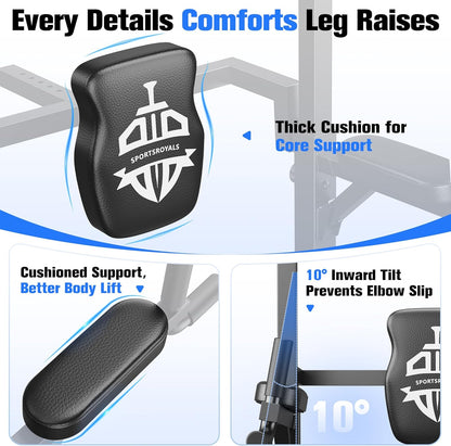 Power Tower 450LBS Stable Home Gym Pull Up Bar Station