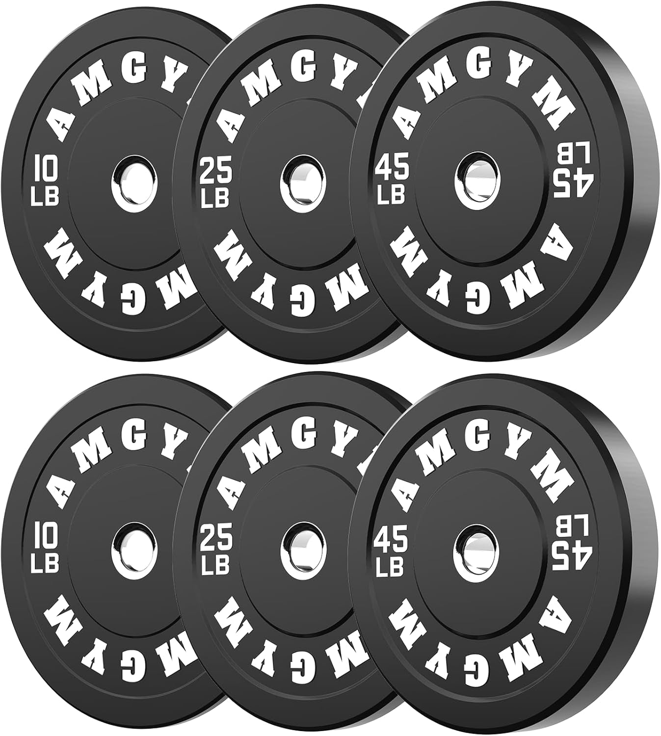 Barbell Rubber Olympic Weight Plates Set for Home Gym