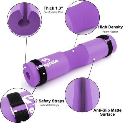 Purple Weightlifting Squat Bar Cushion Neck Pad