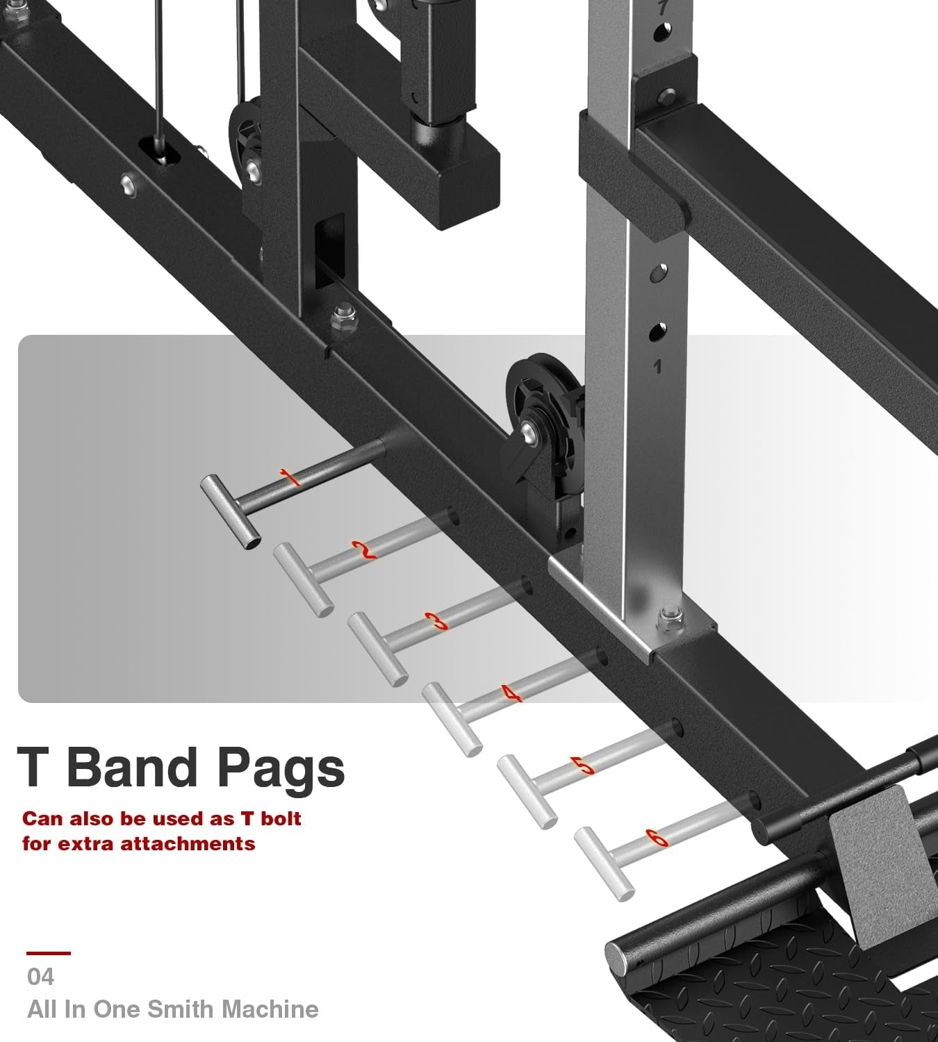 Smith Machine Multi Function Home Gym System with Weight Stacks
